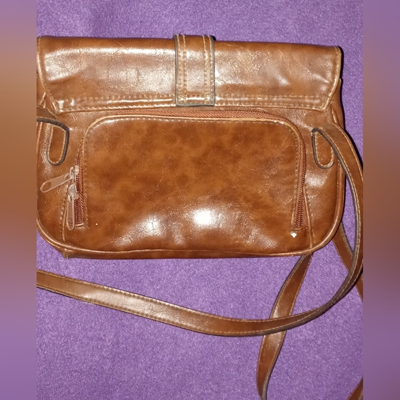 Women's Small Brown Spacious With Many Pockets Purse/Handbag - Picture 7 of 7